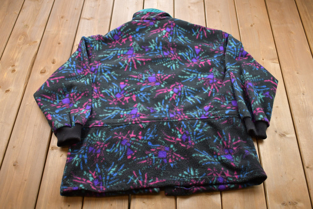 Vintage 1990s Climate Zone All Over Print Fleece Sweater