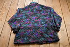 Vintage 1990s Climate Zone All Over Print Fleece Sweater