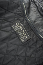 Vintage 1980s Cosa Nova Women's Full Length Leather Trench Coat made In Canada
