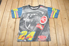 Vintage 1996 Jeff Gordon All Over Print NASCAR Racing T-Shirt