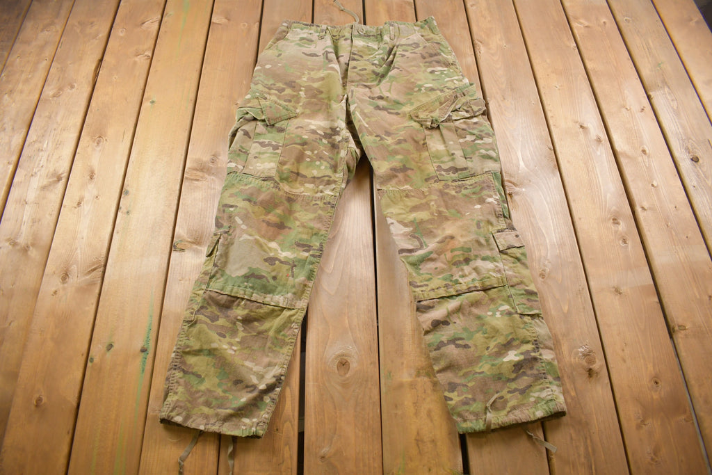 Vintage 1990s Military Desert Camouflage Cargo Pocket Pants 34 x 31