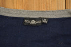 Vintage 1990s Royal Class Knitted Blue Cardigan Sweater