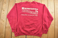 Vintage 1990s Red Quilt Escape Crewneck Sweatshirt