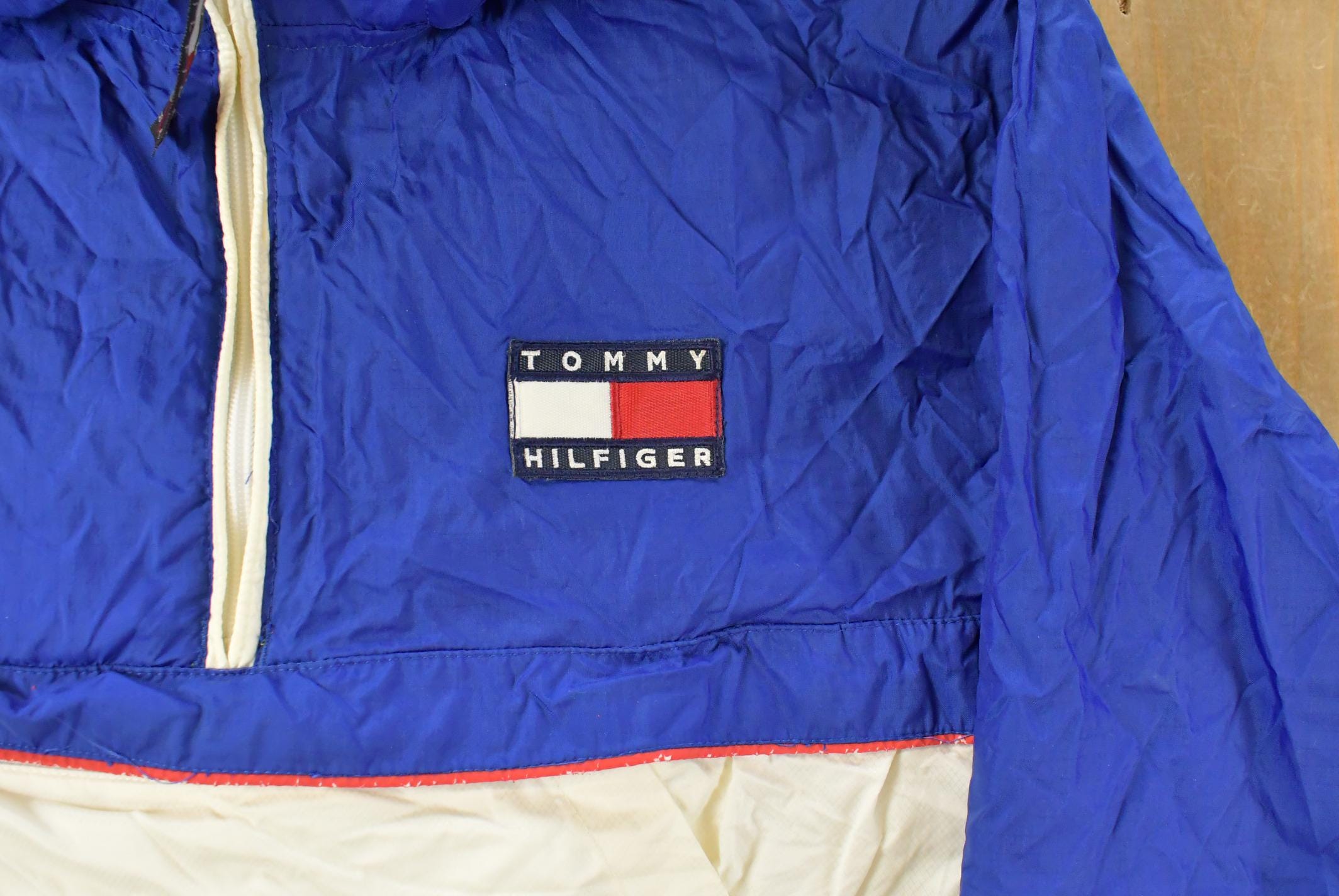 Vintage 1990s Tommy Hilfiger Anorak Windbreaker Jacket Youth XL