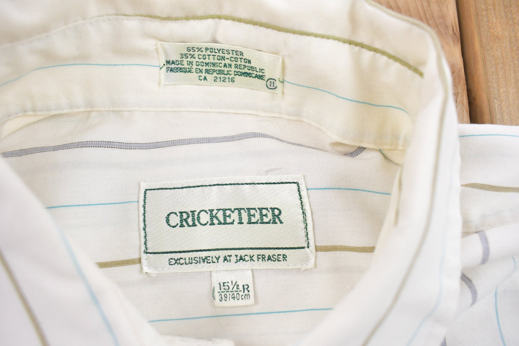 Vintage 1990s Cricketeer Button Up Dress Shirt