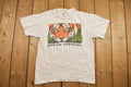 Vintage 1990s Eye On Survival Tiger Graphic T-Shirt