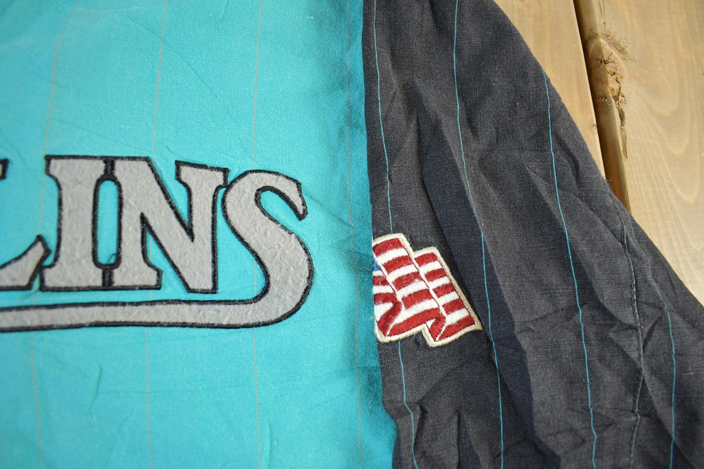 Vintage 1990s Florida Marlins MLB Full Zip Mirage Jacket