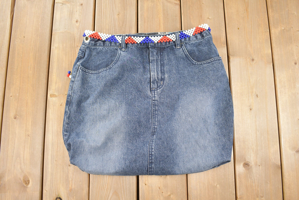 Vintage 1990s Custom Denim Elvis Presley Bag /