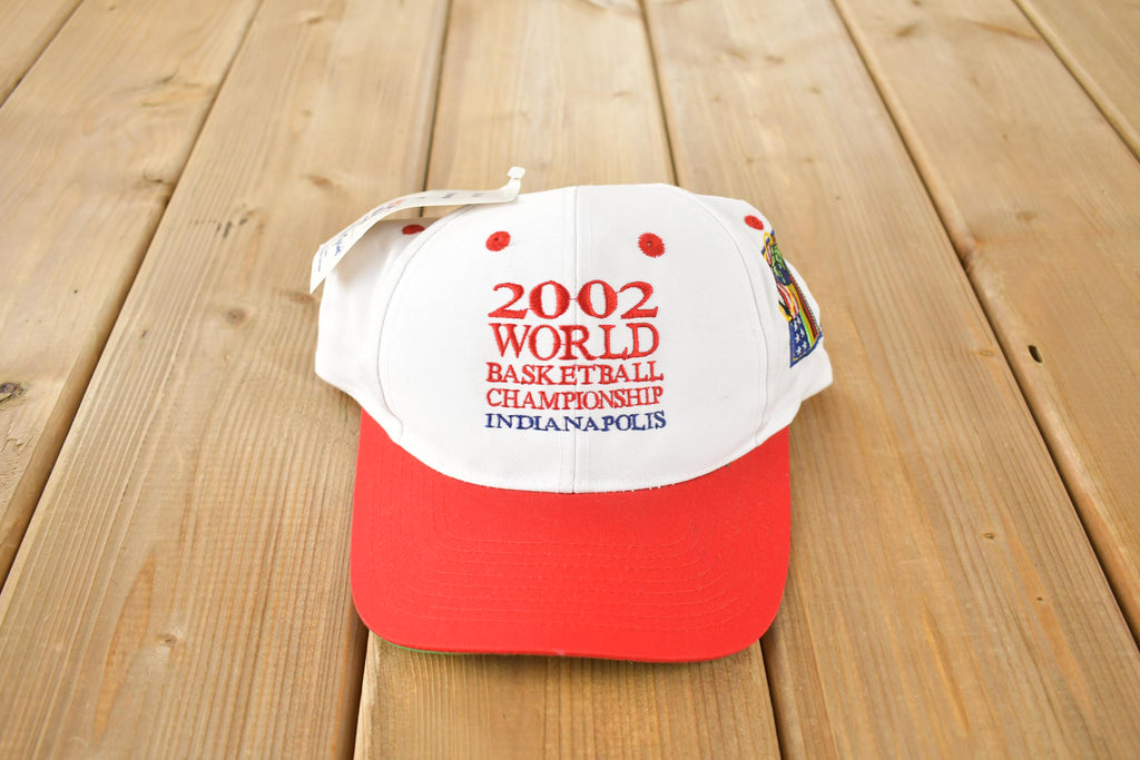 Vintage 2002 Deadstock Indianapolis World Basketball Championship Snap Back Hat