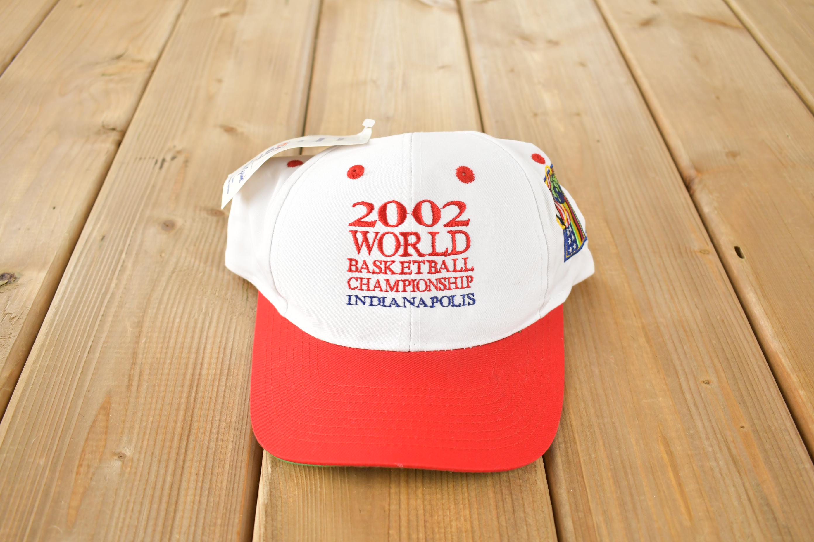 Vintage 2002 Deadstock Indianapolis World Basketball Championship Snap Back Hat