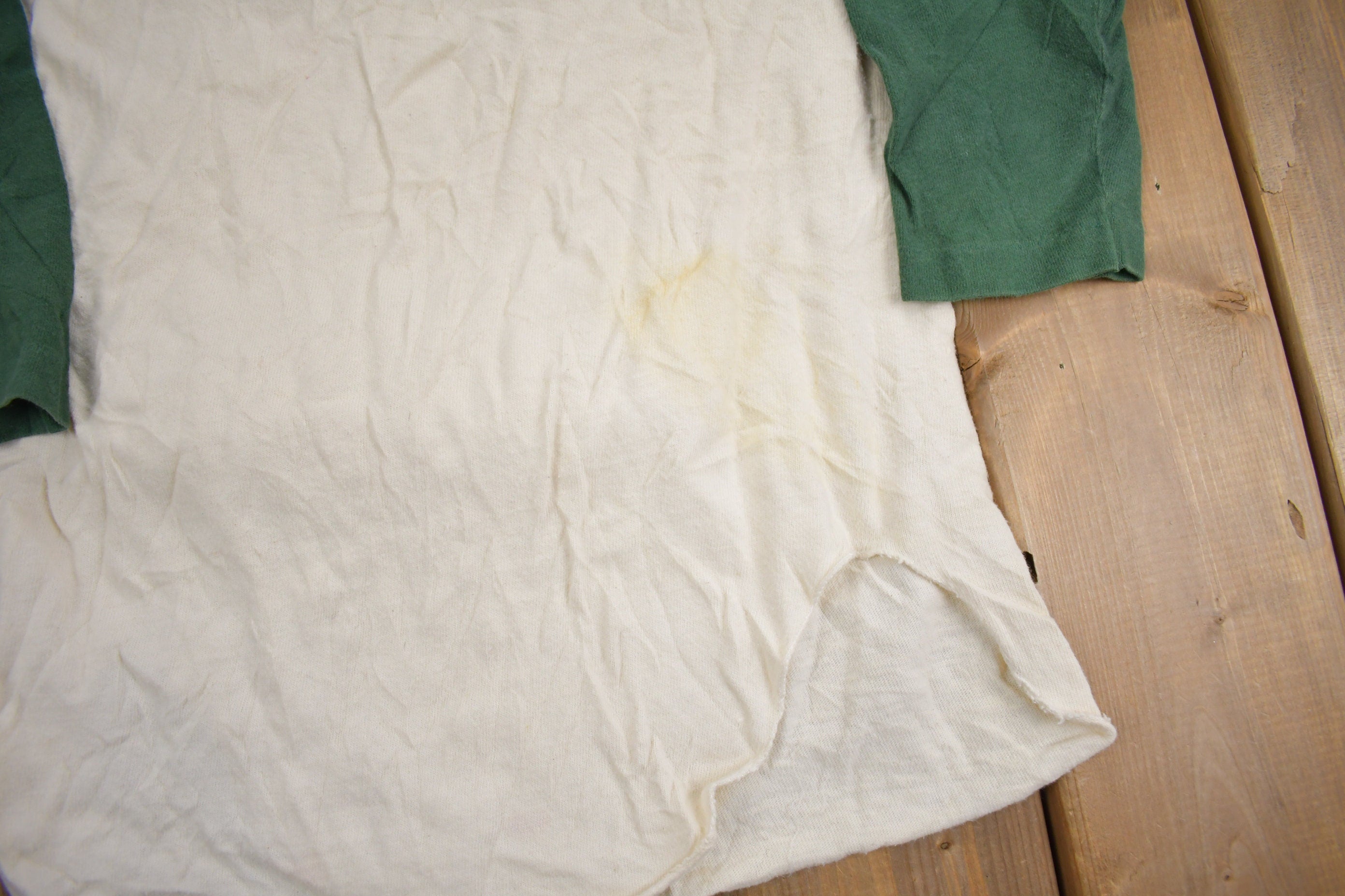 Vintage 1980s Michigan State University Collegiate Champion Raglan Shirt  Vintage Champion  Single Stitch  Made In USA