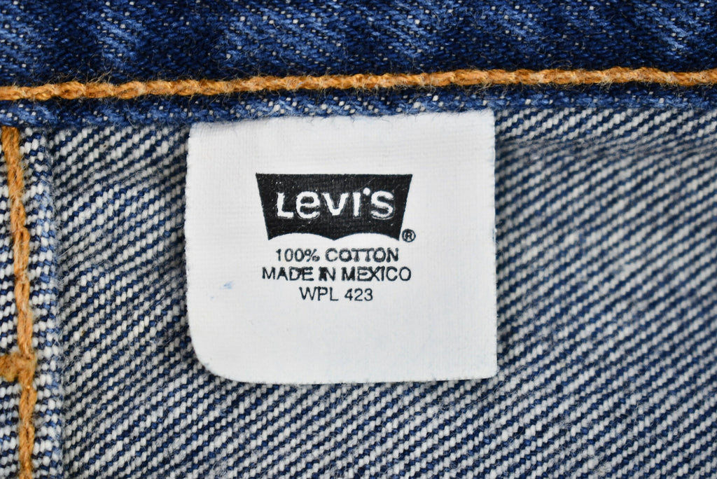 Vintage 1990s Levi's 501 Medium Wash Straight Leg Jeans