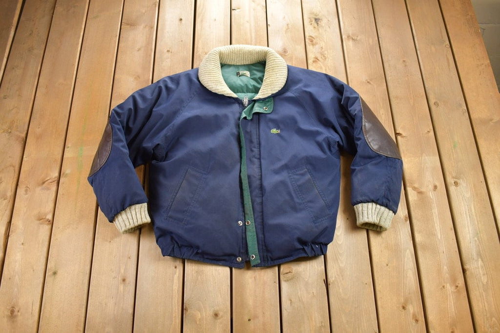 Vintage 1980s Lacoste Izod Full Zip Winter Jacket