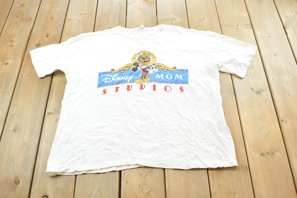 Vintage 1980s Disney MGM Studios Mickey Mouse Graphic T-Shirt Men's Medium