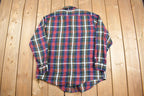 Vintage 1990s Outdoor Exchange Plaid Button Up Shirt