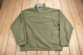 Vintage 1990s Nautica Competition Quarter Zip Fleece Sweater