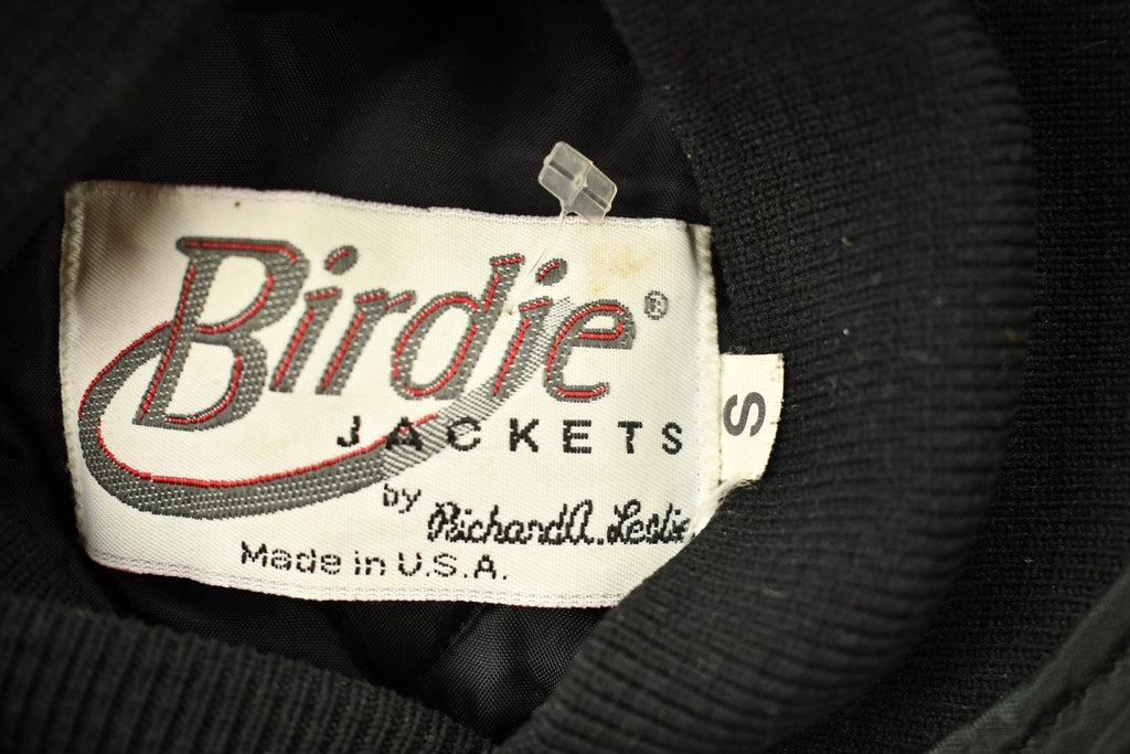 Vintage 1990s Toys For Tots Birdie Satin Bomber Jacket  Athleisure  Streetwear  Athletic Sportswear  Made In USA  90s Bomber