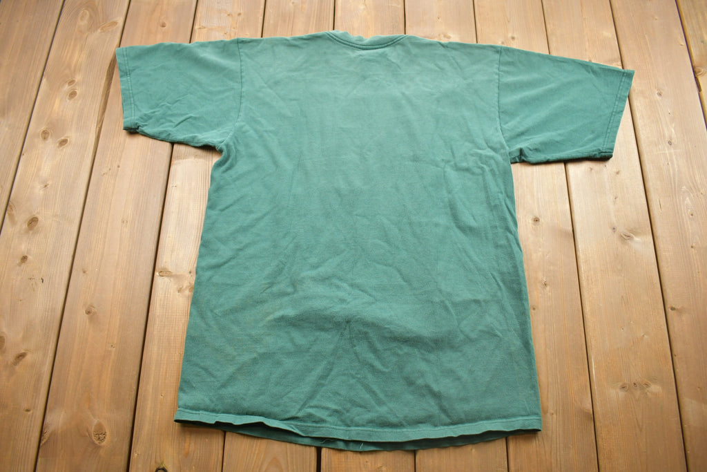 Vintage 1990s Embroidered Green Bay Packers World Champ 1965 NFL Graphic T-Shirt