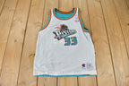 Vintage 1990s Detroit Pistons NBA Grant Hill Reversible Basketball Jersey