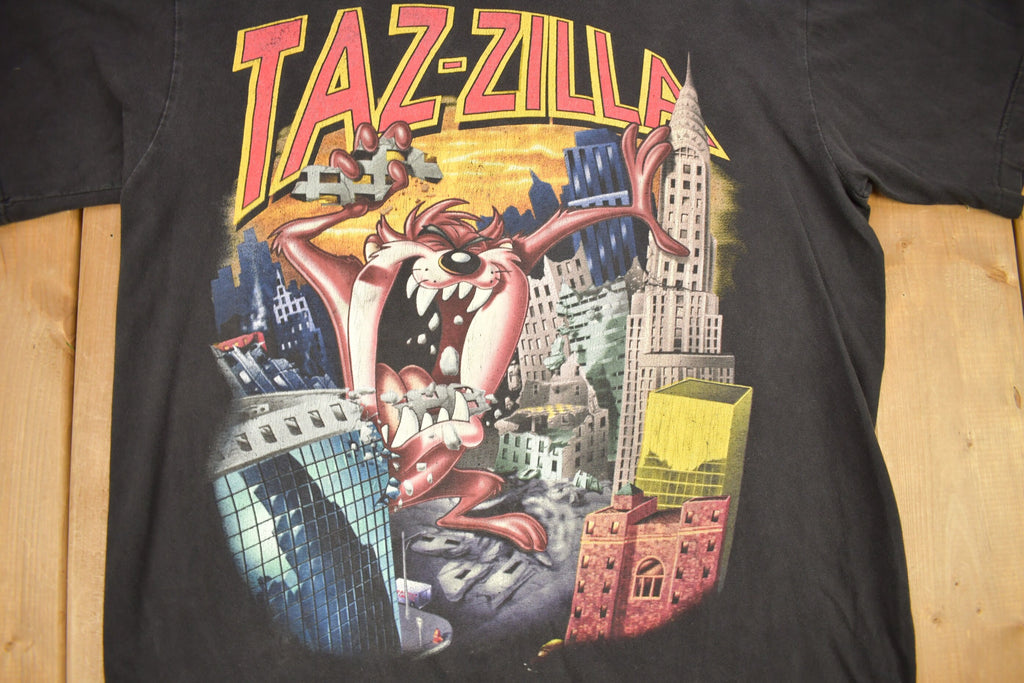 Vintage 1997 Taz-Zilla Graphic Looney Tunes T-Shirt