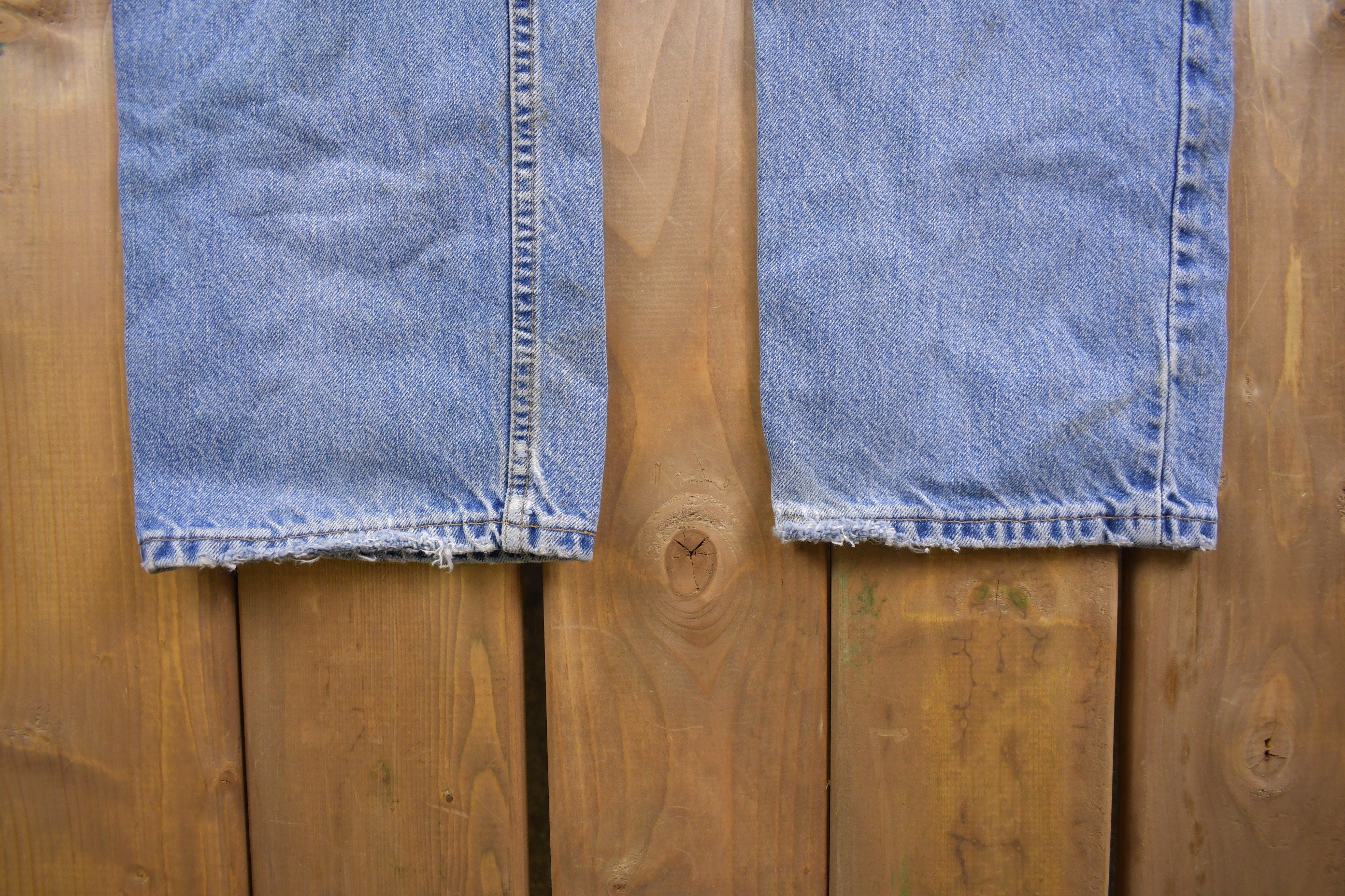 Vintage 1990s 505 Levi's Red Tab Jeans Size 35 x 30