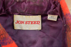 Vintage 1990s John Steed Lined Plaid Button Up Shirt