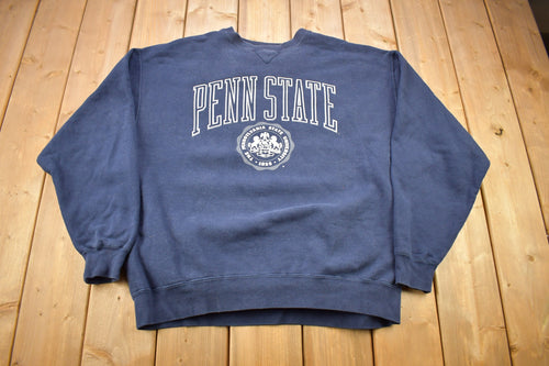 Vintage 1990s Penn State University Nittany Lions Collegiate Crewneck / NCAA Sweatshirt / Sportswear / Americana