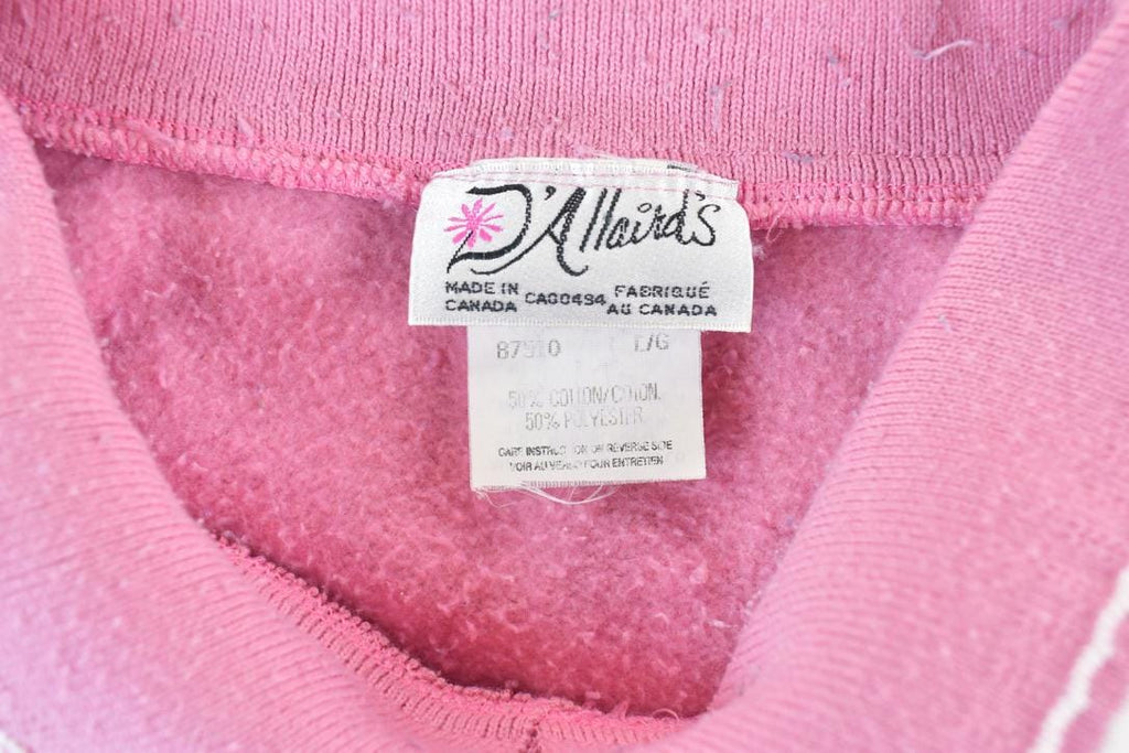 Vintage 1980s D'allaird's Cute Floral Collared Crewneck Sweater