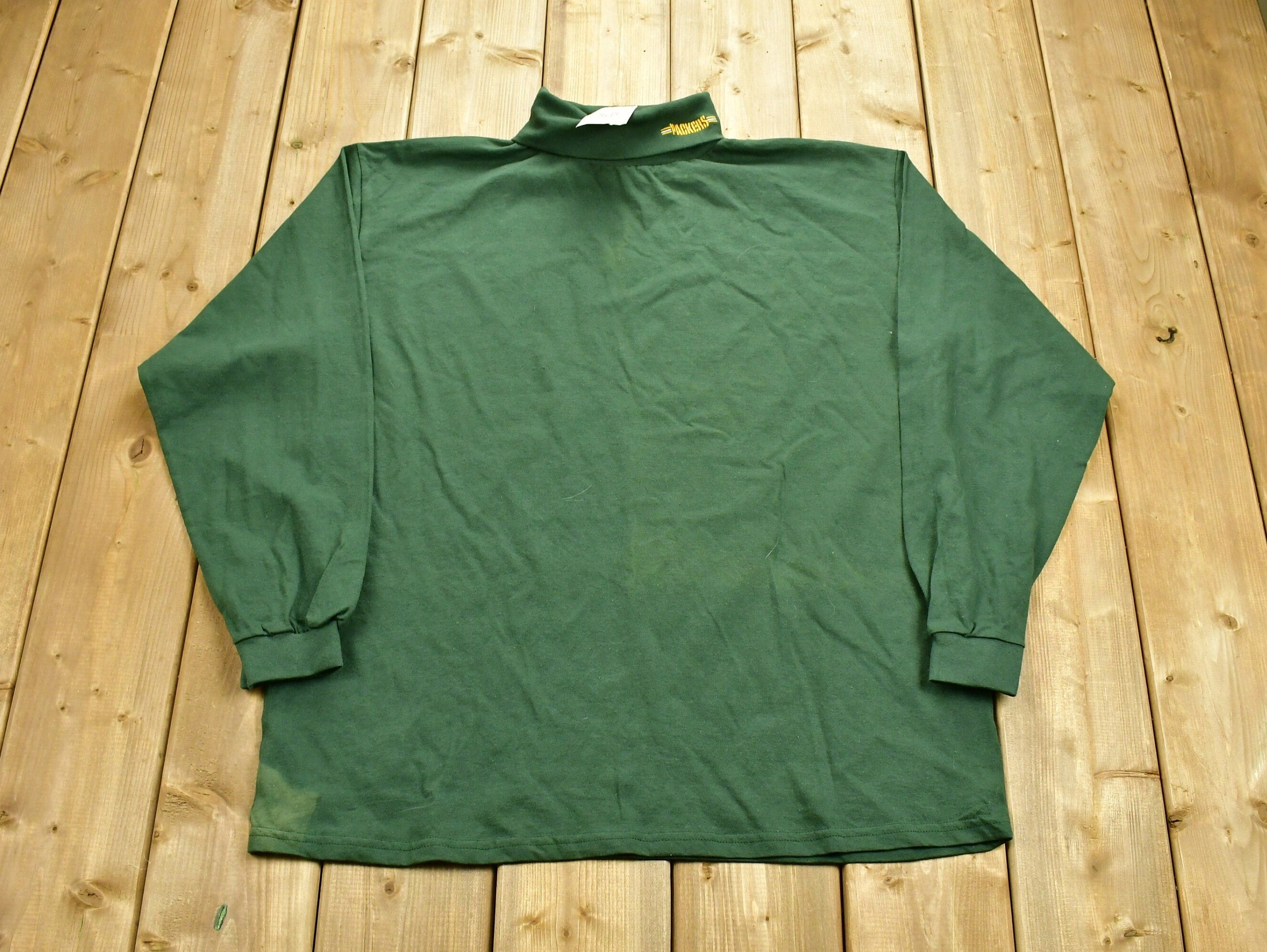 Vintage 1990s Green Bay Packers NFL Mock Neck Sweatshirt
