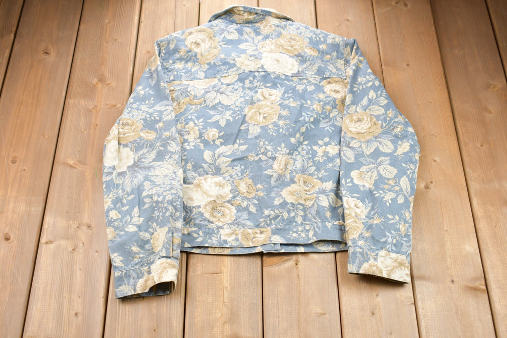 Vintage 1990s Coldwater Creek Floral Button Up Shirt