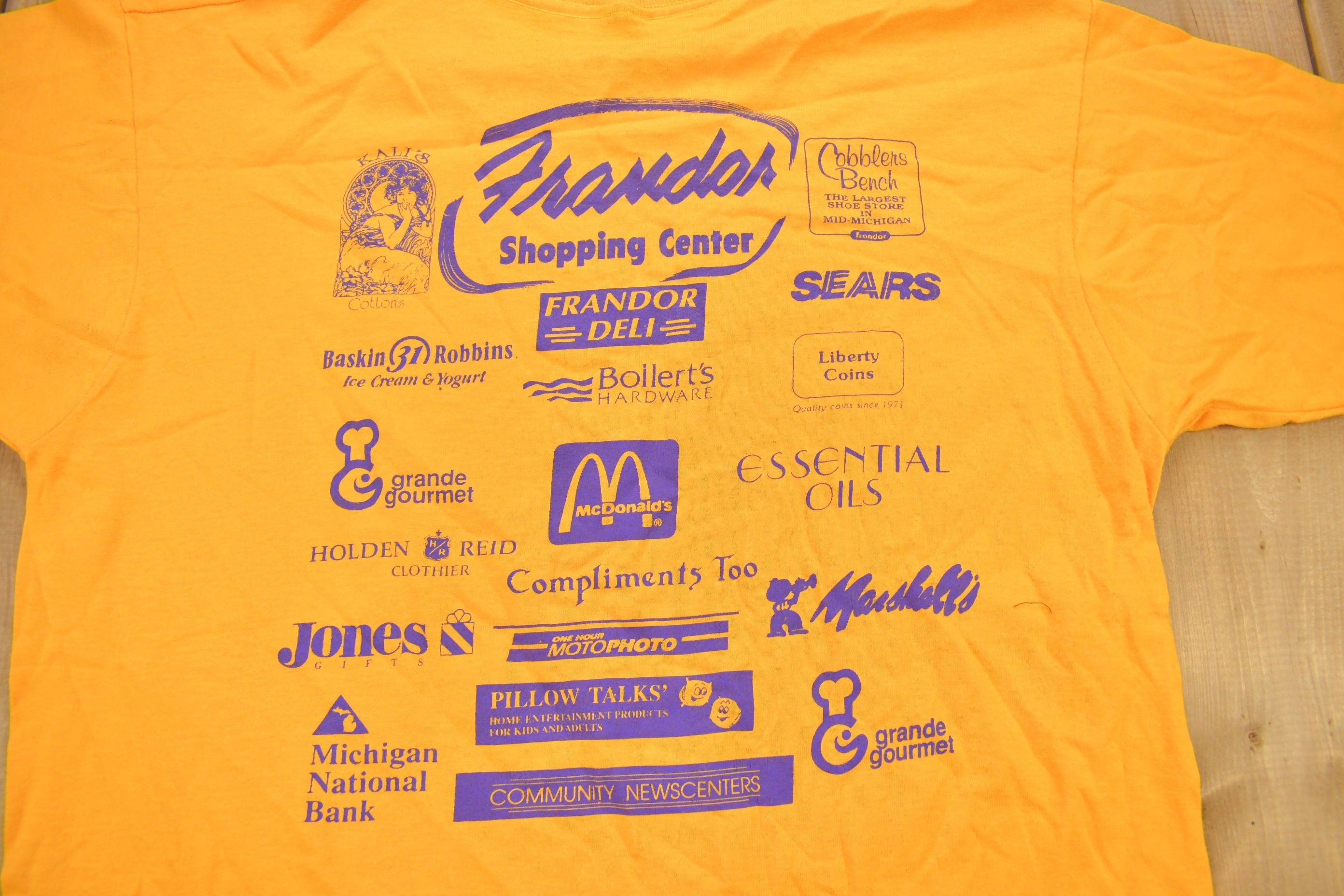 Vintage 1993 Michigan Festival Graphic T Shirt