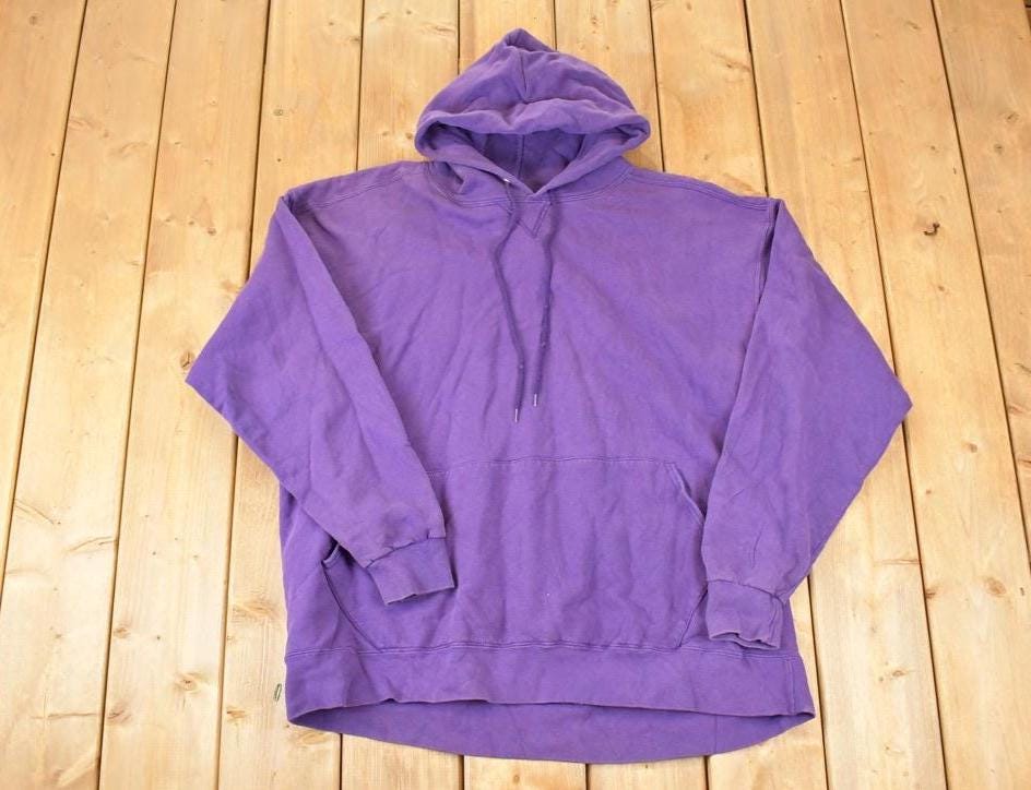 Vintage 1990s Prospirit Blank Heavyweight Hoodie Sweatshirt Men's XXL