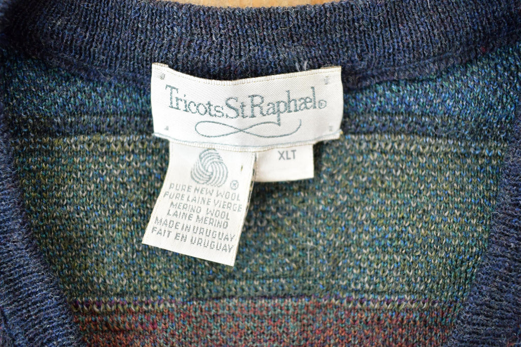 Vintage 1990s Tricots St Raphael Knit Crewneck Sweater