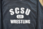 Vintage 1990s SCSU Wrestling St. Cloud State University Champion Reverse Weave Crewneck Sweatshirt Men's Large