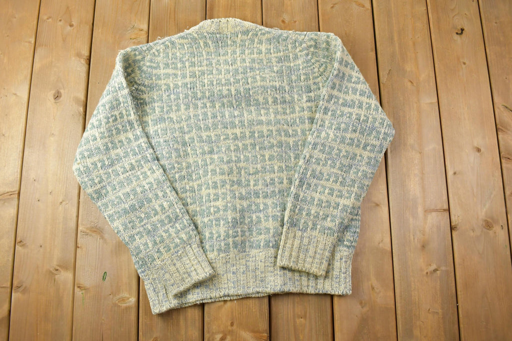 Vintage 1990s Saks Fifth Avenue 100% Wool Knit Sweater