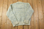 Vintage 1990s Saks Fifth Avenue 100% Wool Knit Sweater