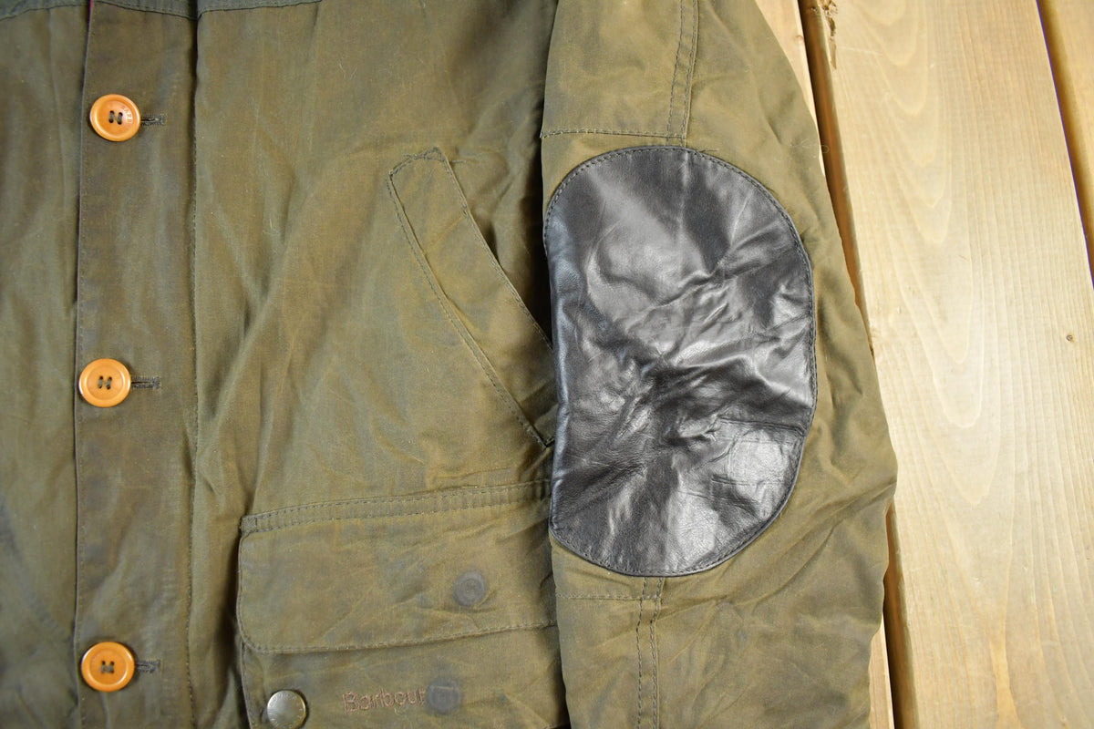 Vintage 1980s Barbour Wax Jacket Men's Large