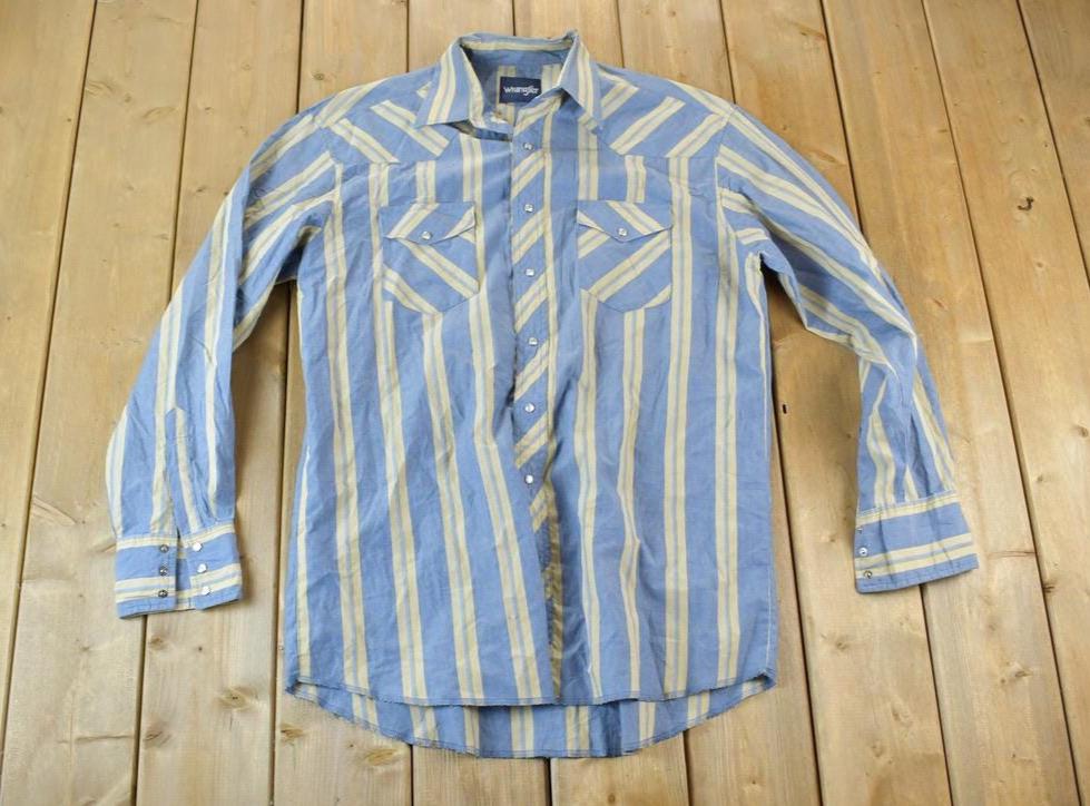 Vintage 1990s Wrangler Western Button Up Shirt