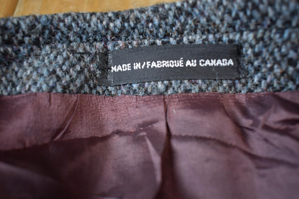 Vintage 1990s Wool Dinner Jacket \ Made In Canada