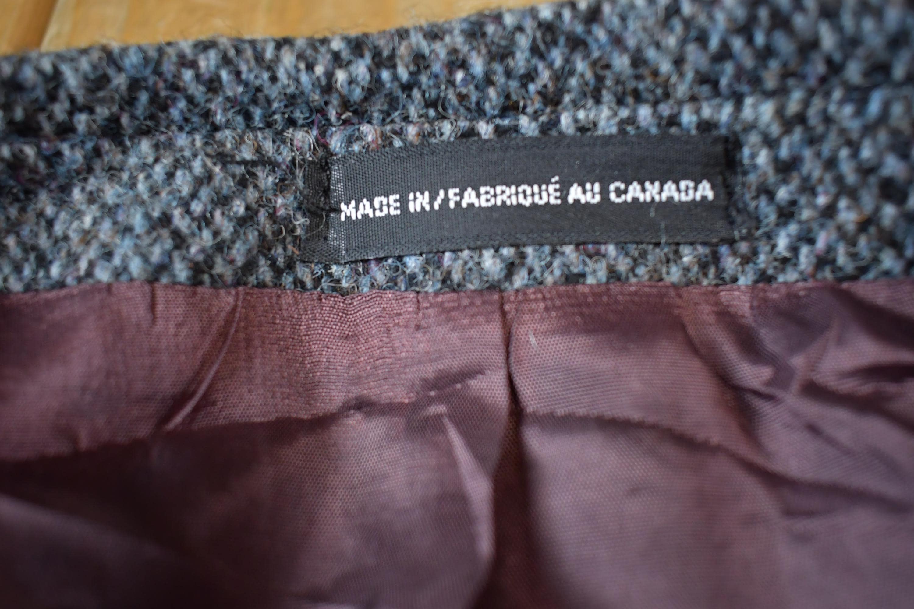 Vintage 1990s Wool Dinner Jacket \ Made In Canada