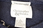 Vintage 1990s Christopher & Banks Abstract Butterfly Knit Cardigan Sweater Womens L