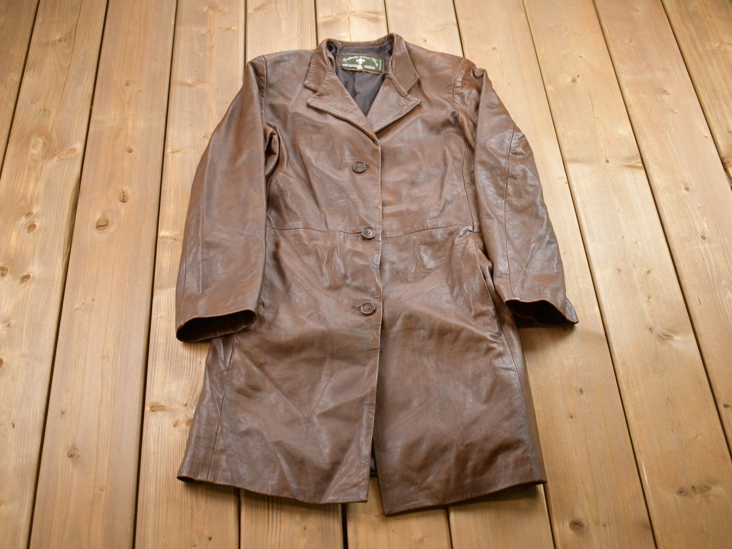 Vintage 1990s Raffaello Leather Jacket