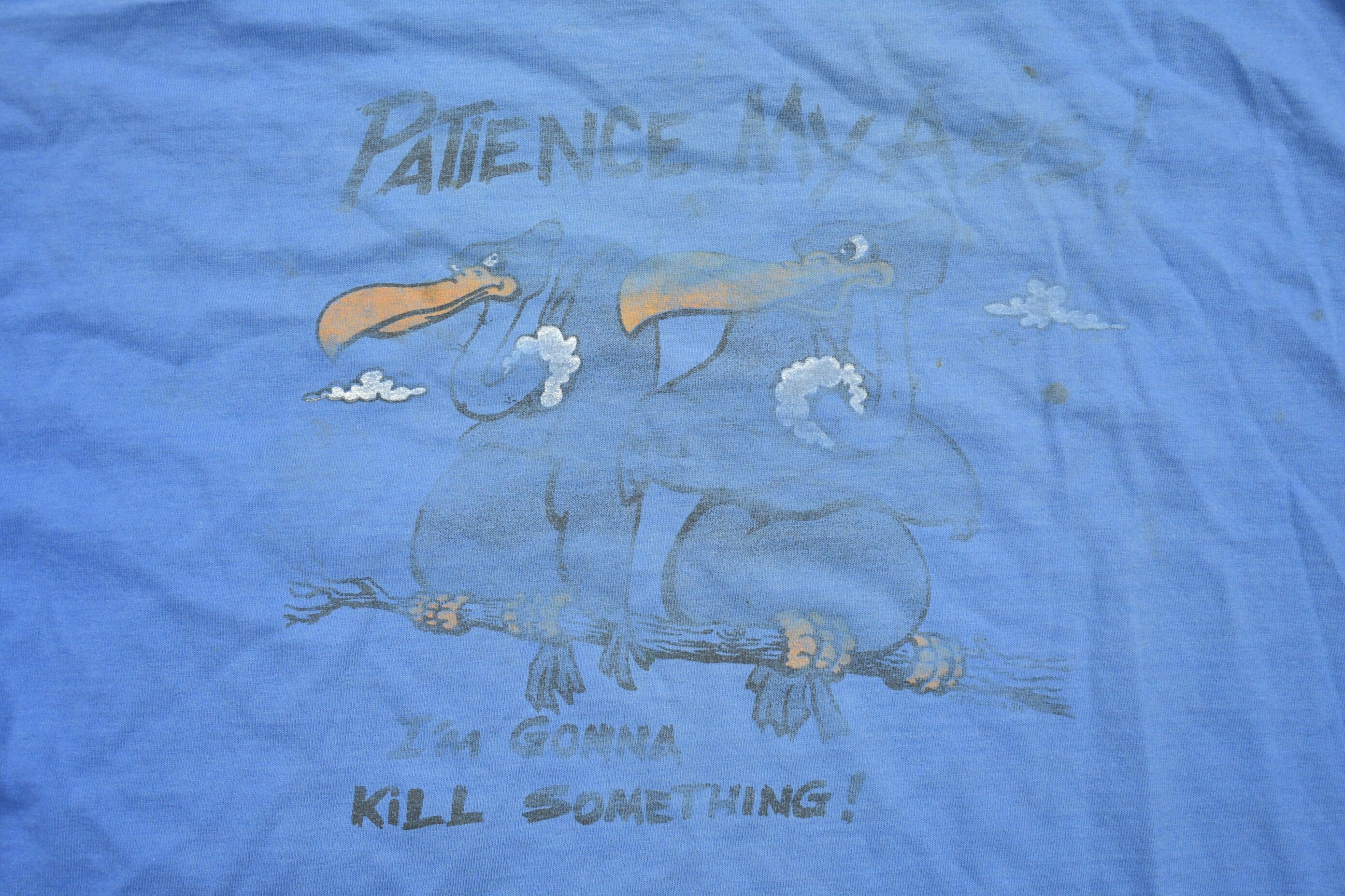 Vintage 1990s Funny Bird Graphic T-Shirt