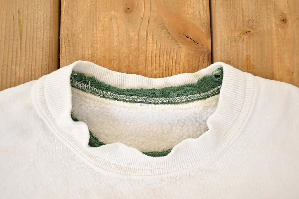 Vintage 1990s Sunflower Embroidered Crewneck Sweatshirt Womens L