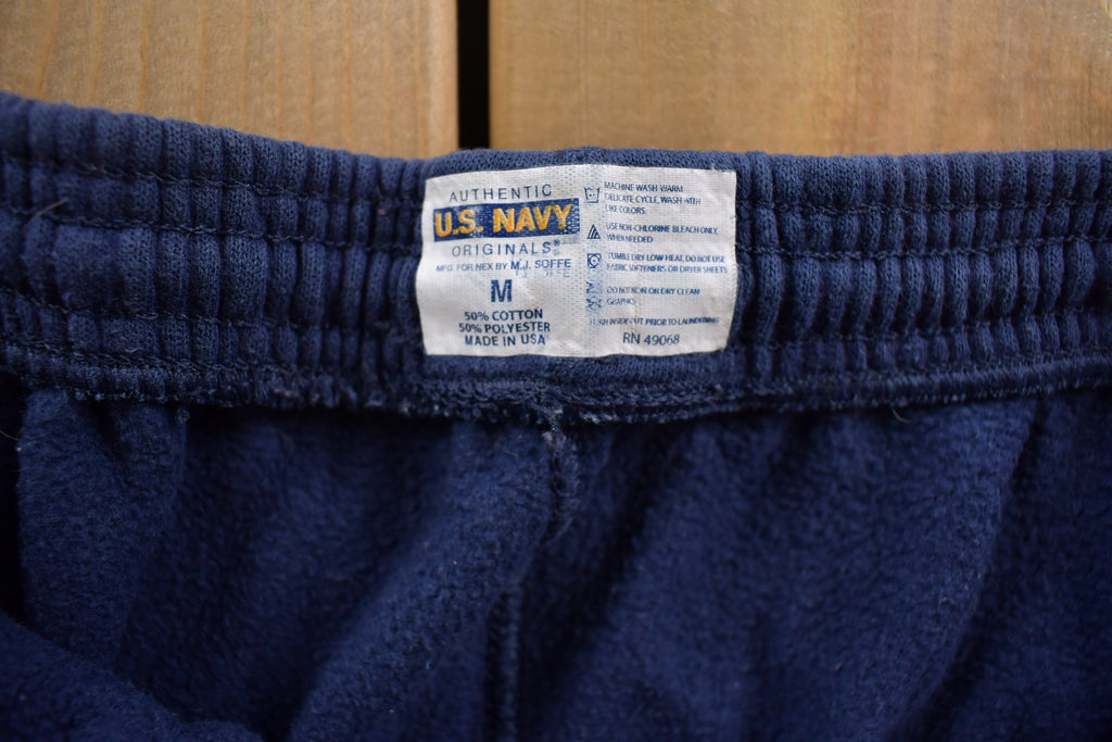 Vintage 1990's Navy Reflective 3M Sweatpants Size M
