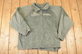 Vintage 1990s Olive Military Fleece Outdoorsman Sweater Men's XL