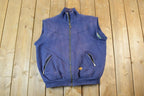 Vintage 1990s Descente Ski Collection Fleece Sweater Vest  Outdoorsman  90s Sweater  Streetwear  Hiking  Fleece Zip up