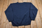 Vintage 1990s Croft & Barrow Knitted Argyle Crewneck Sweater