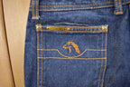 Vintage 1990's Jordache Horse Embroidered Blue Jeans 30 x 31.5