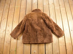 Vintage 1940s Scandinavian shearling Fur Coat